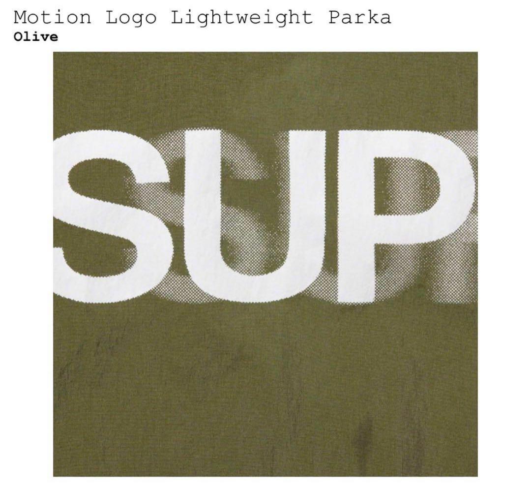 小物 Supreme Motion Logo Lightweight Parka