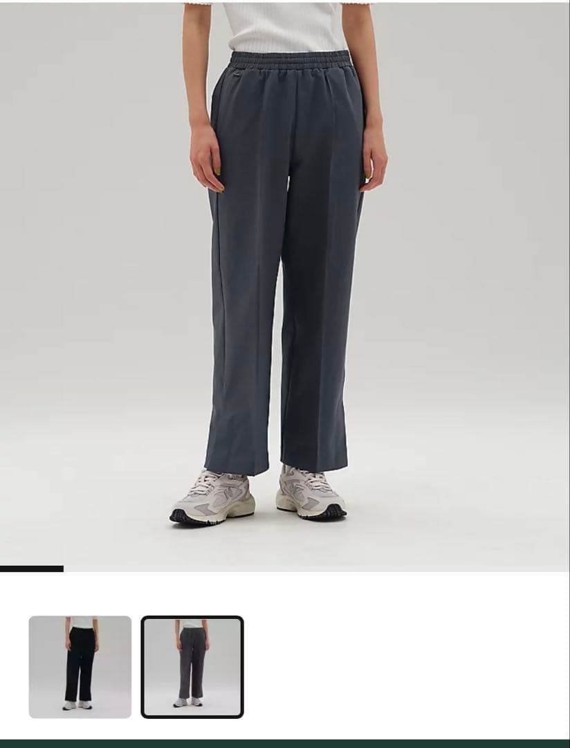 New Balance MET24 グレー パンツスーツ上下