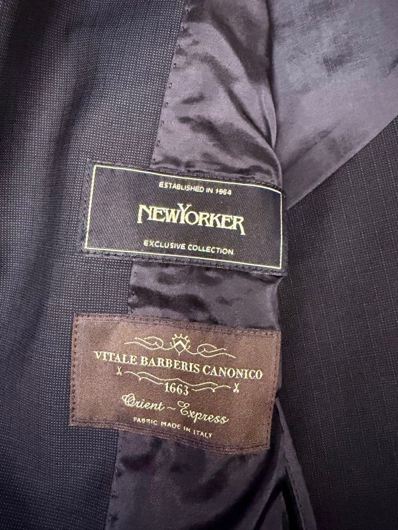 NEWYORKER 11号　ネイビー スーツ上下セット