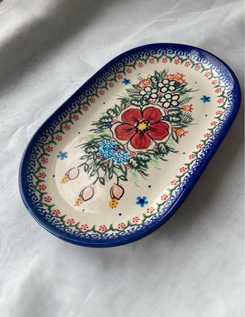 ポーリッシュポタリー ポーランド食器 大皿 オーバル皿 セット