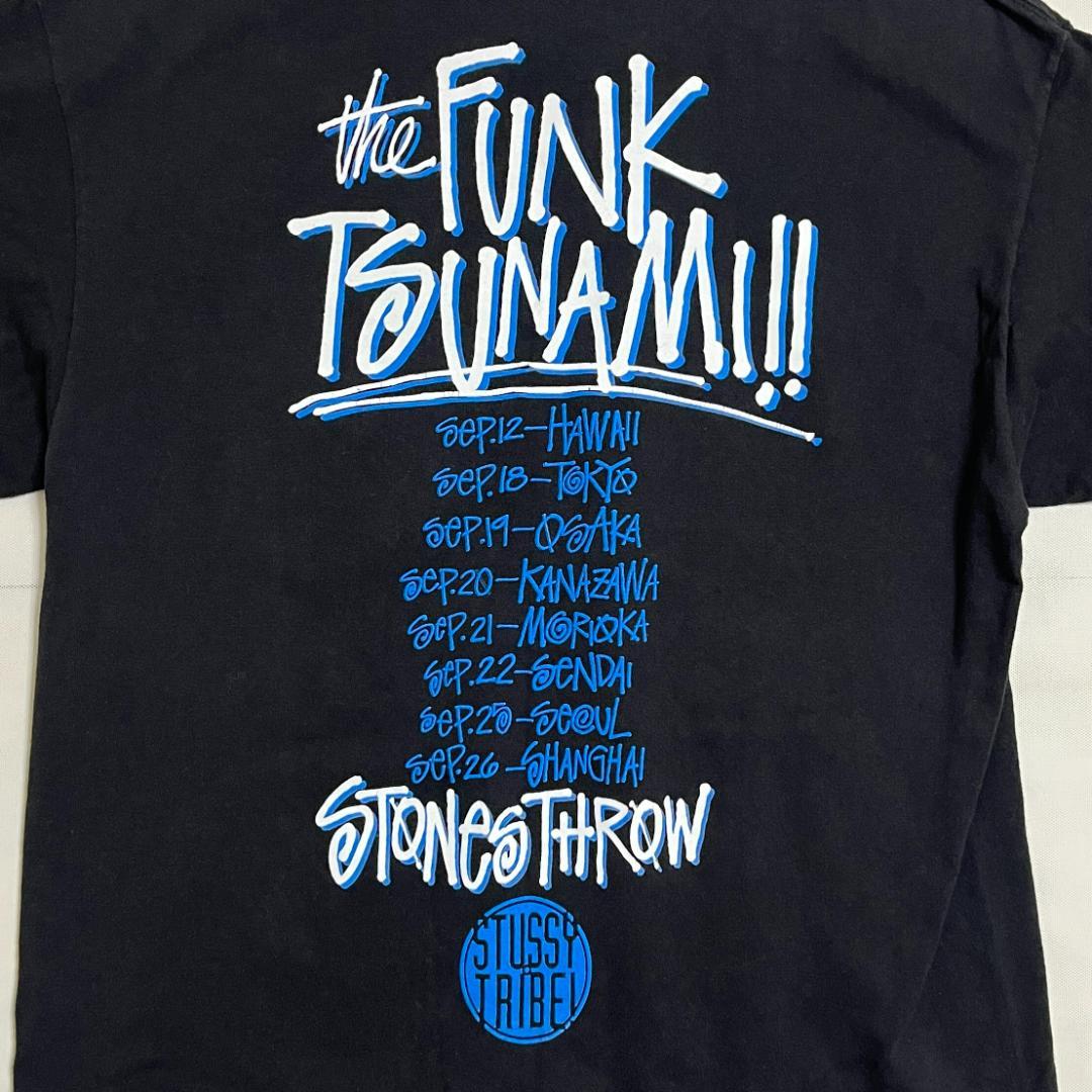 希少コラボ STUSSY Dâm-Funk Stones Throw Tシャツ