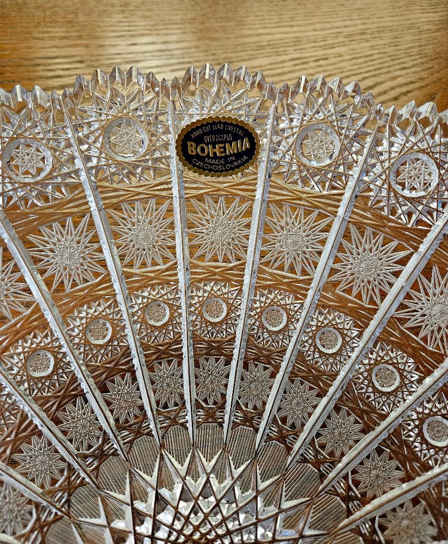 BOHEMIA ボヘミアクリスタル 24 pbo 皿 プレート 30㎝ 新品