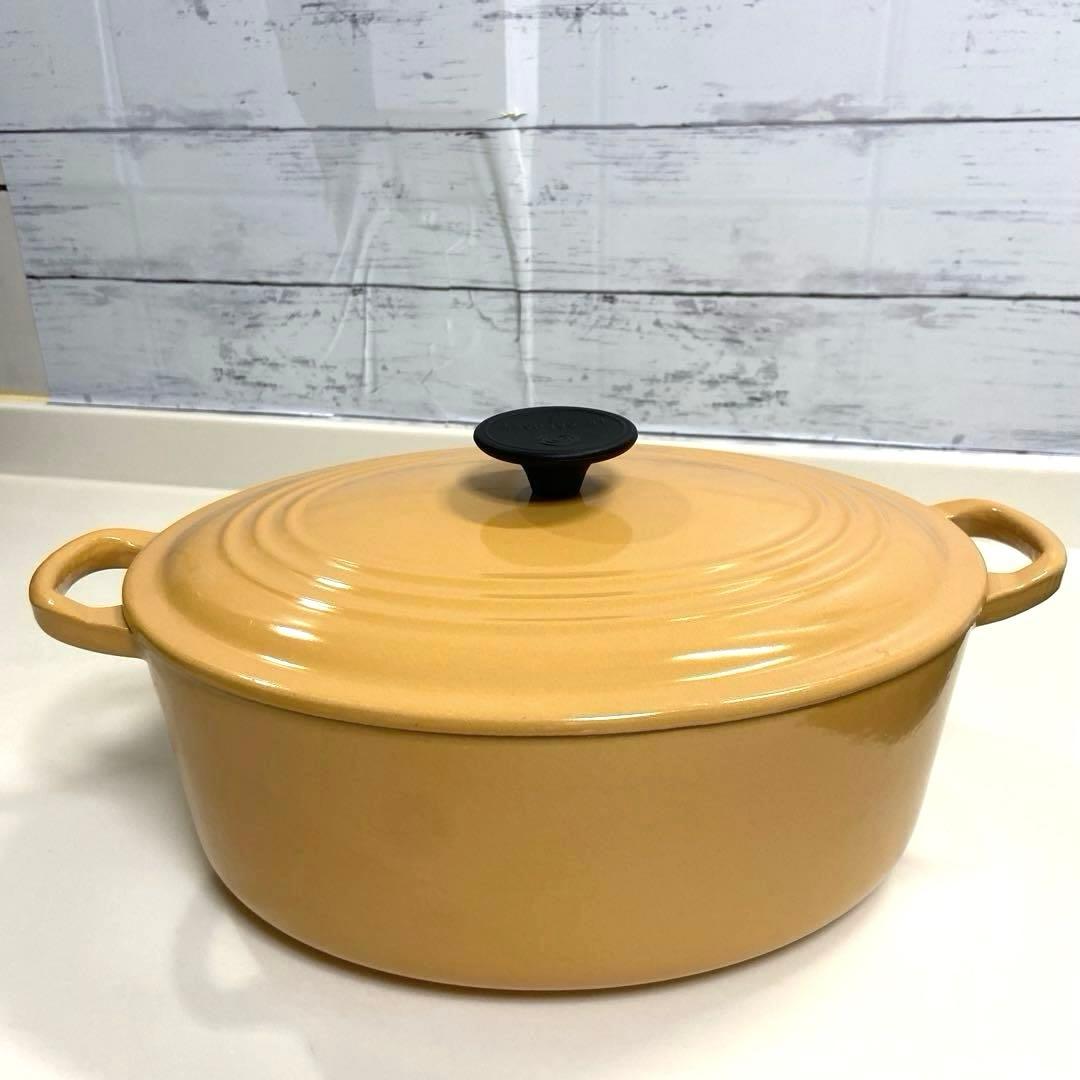【美品】ルクルーゼ　ココット オーバル　27cm