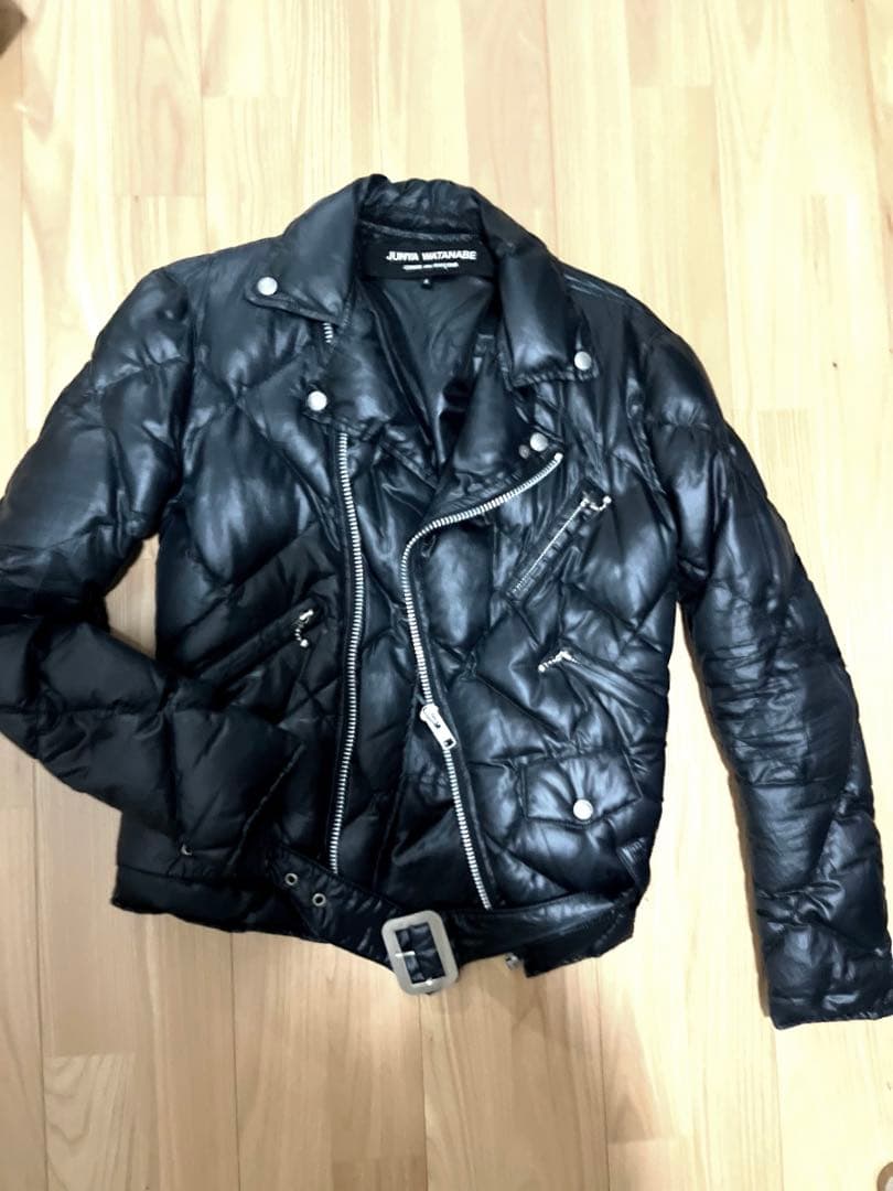 激レア希少JUNYA WATANABEライダースダウンジャケットコムデギャルソン