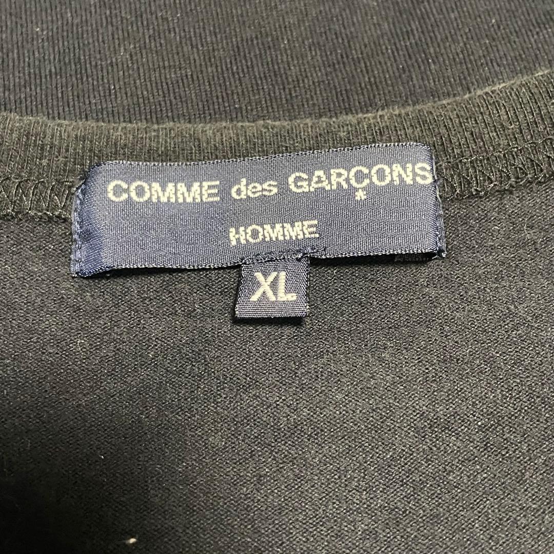 コムデギャルソンオム　ロンT ブラック　XL 24SS 美品