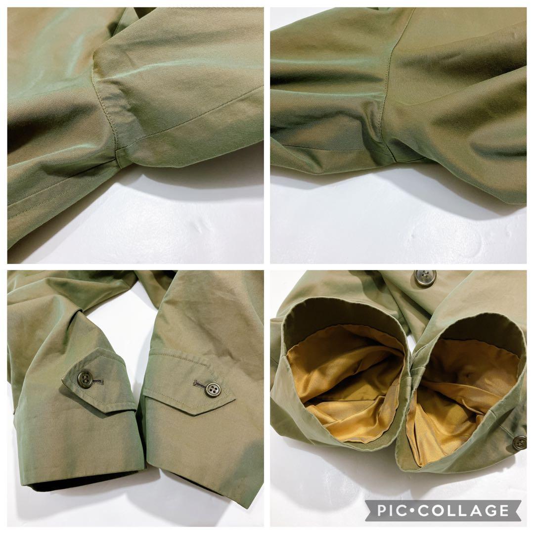 【専用品】バーバリーズ　玉虫色　ステンカラーロングコート　ノバチェ　X L相当