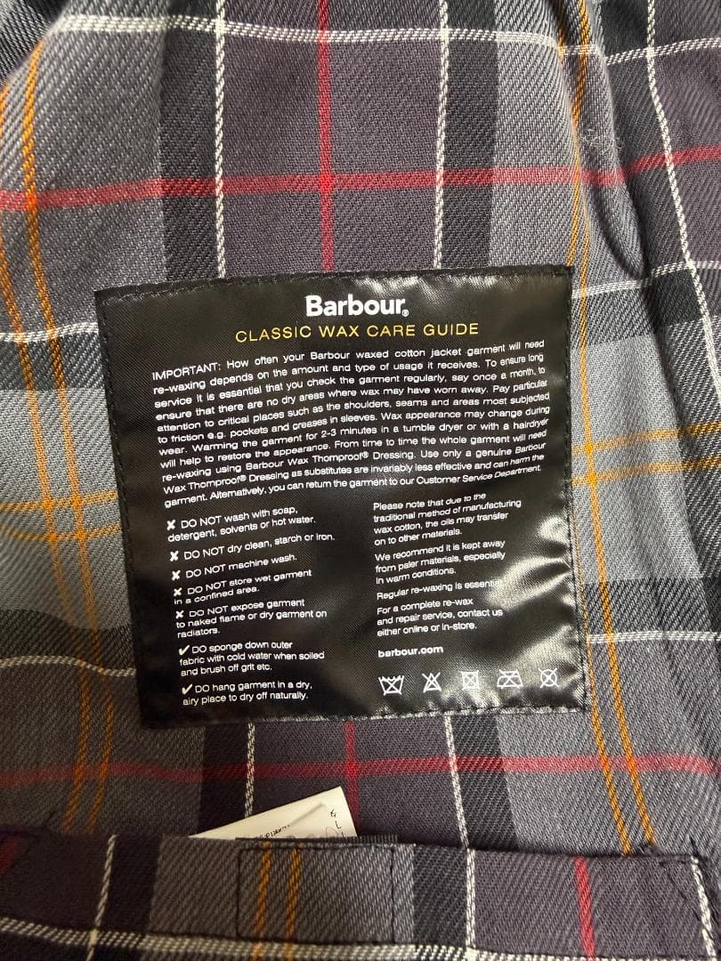 ★未使用★ Barbour SPEY WAX ジャケット バブアー ブラック L