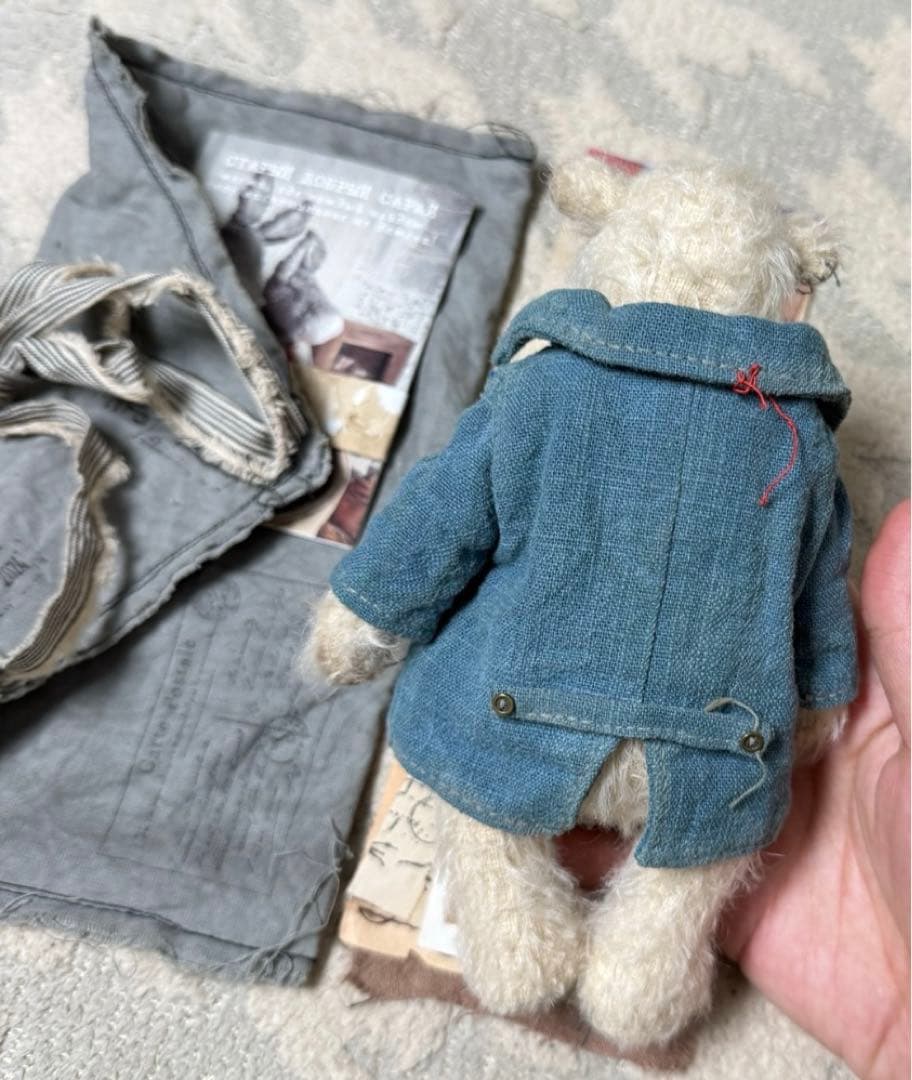 ポストマンくまさん アーティストベア テディベア 海外作家様 ハンドメイド 熊