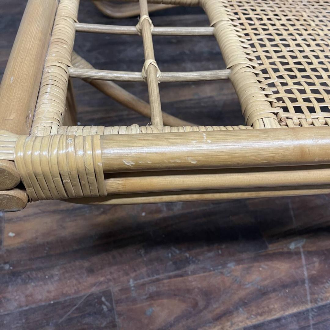 ラタン ガラステーブル センターテーブル ローテーブル リビング