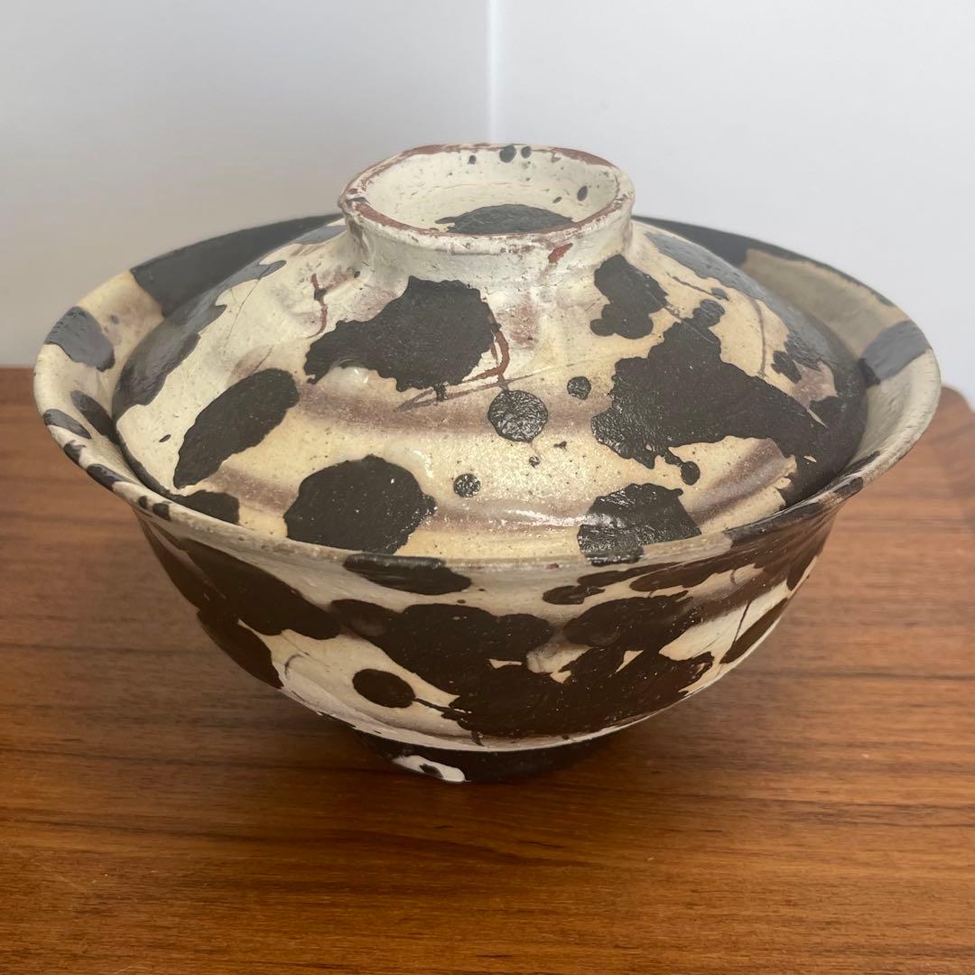 作家もの　蓋物　蓋付丼