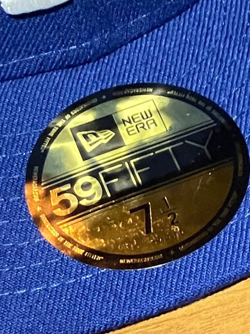 NEW ERA 59FIFTY ブルーキャップ 7 1/2