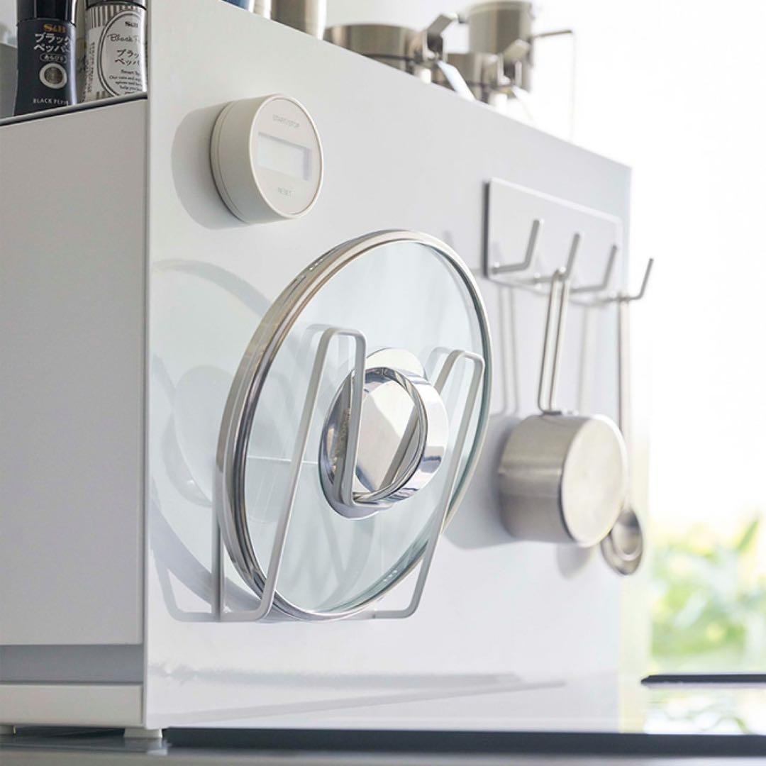 【山崎実業】 隠せる調味料ラック タワー ホワイト