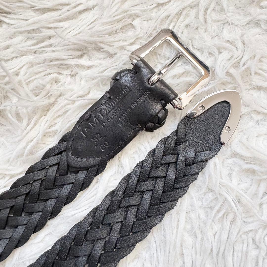極美品　J&M DAVIDSON　エンベロープバックルチップエンド32/80