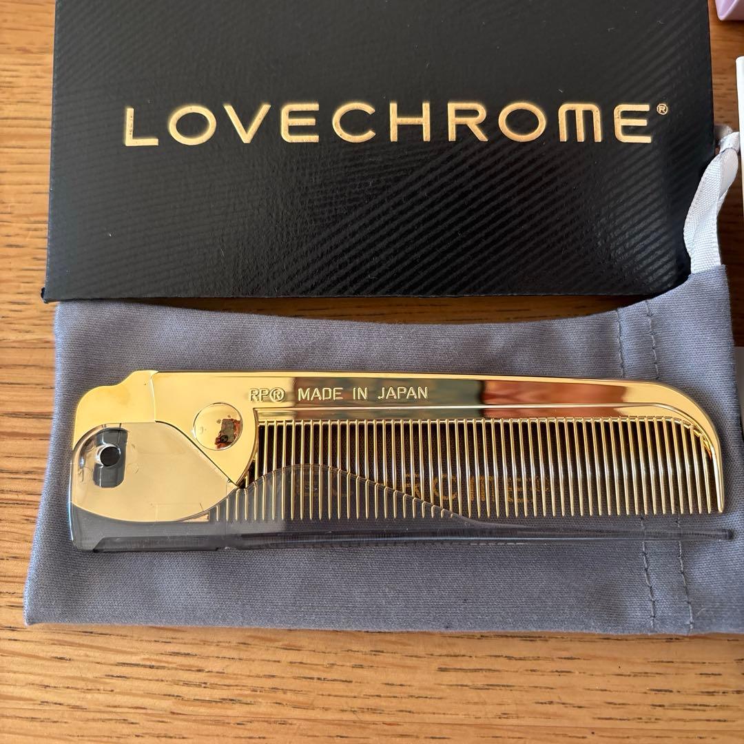 lovechrome K24GPバングスコーム ゴールド　折りたたみ