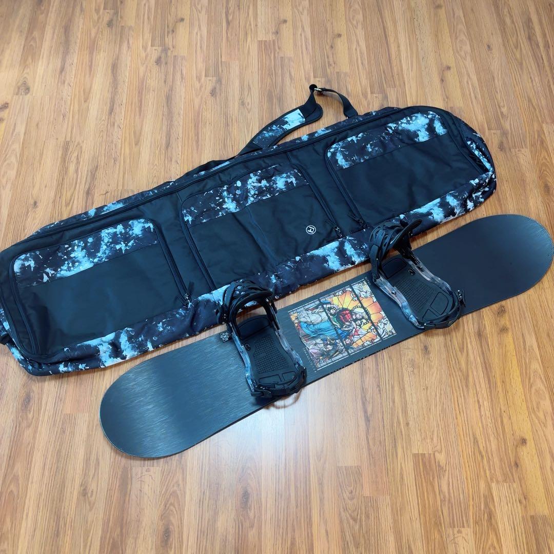 NITRO スノーボード140㌢＆ビンディング＆ケース3点セット