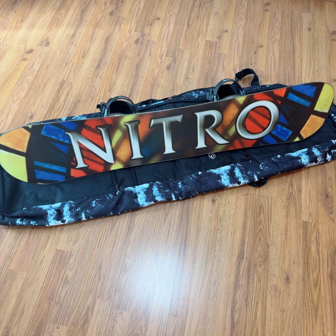 NITRO スノーボード140㌢＆ビンディング＆ケース3点セット
