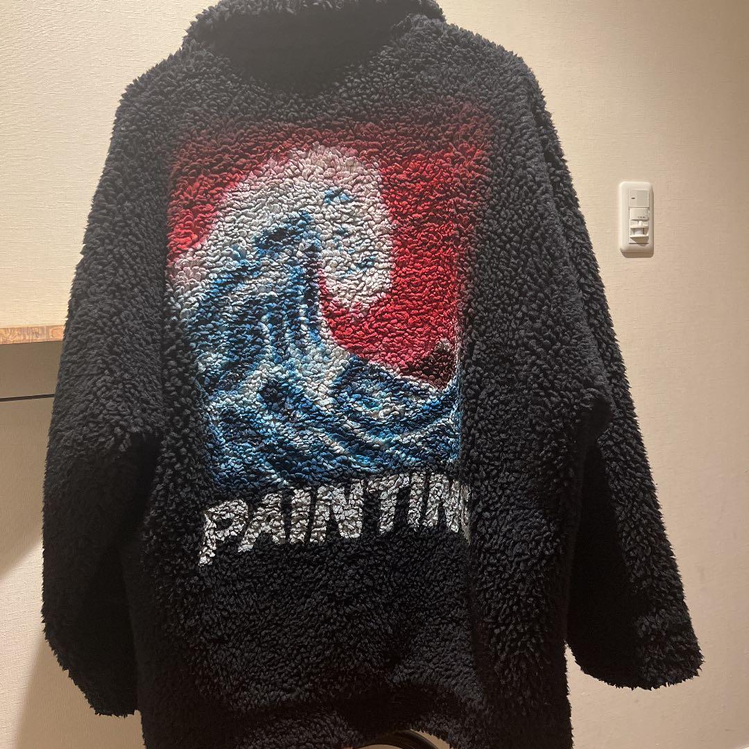 doublet HAND PAINTED RECYCLE ファージャケット