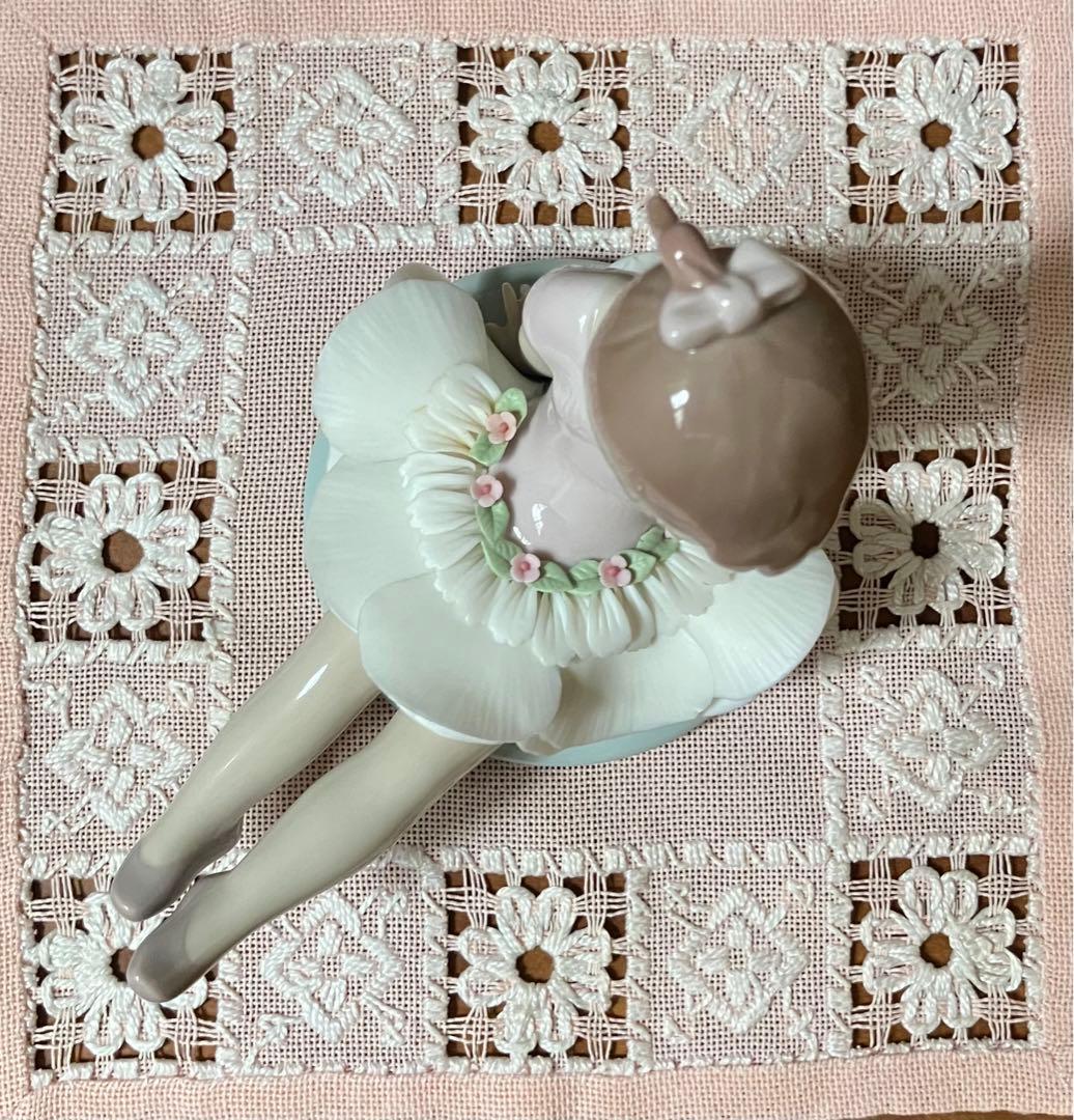 ★VV★ リヤドロ　バレエ　女の子2体　少女　子供　お花のスカート