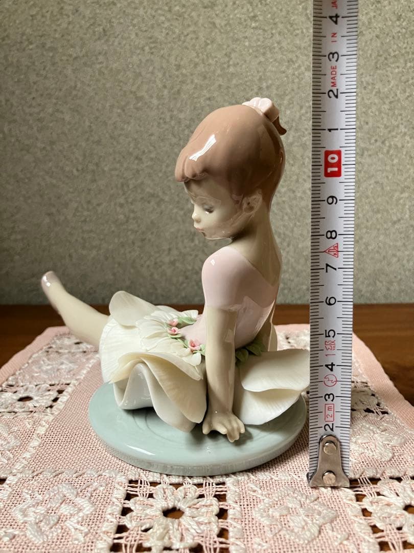 ★VV★ リヤドロ　バレエ　女の子2体　少女　子供　お花のスカート