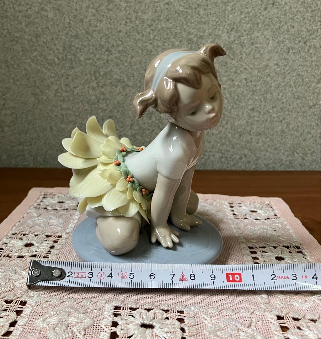 ★VV★ リヤドロ　バレエ　女の子2体　少女　子供　お花のスカート