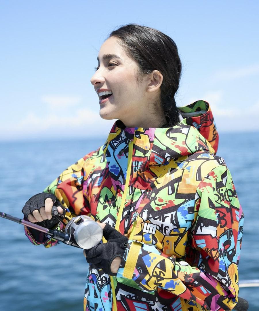 ラウドマウス レインジャケット 防風透湿アウトドアレインパーカー