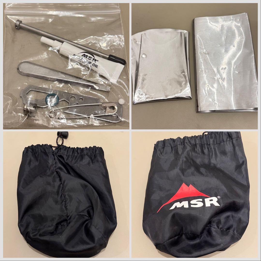 MSRドラゴンフライ　ガソリンバーナー　燃料ボトル付きフルセット！