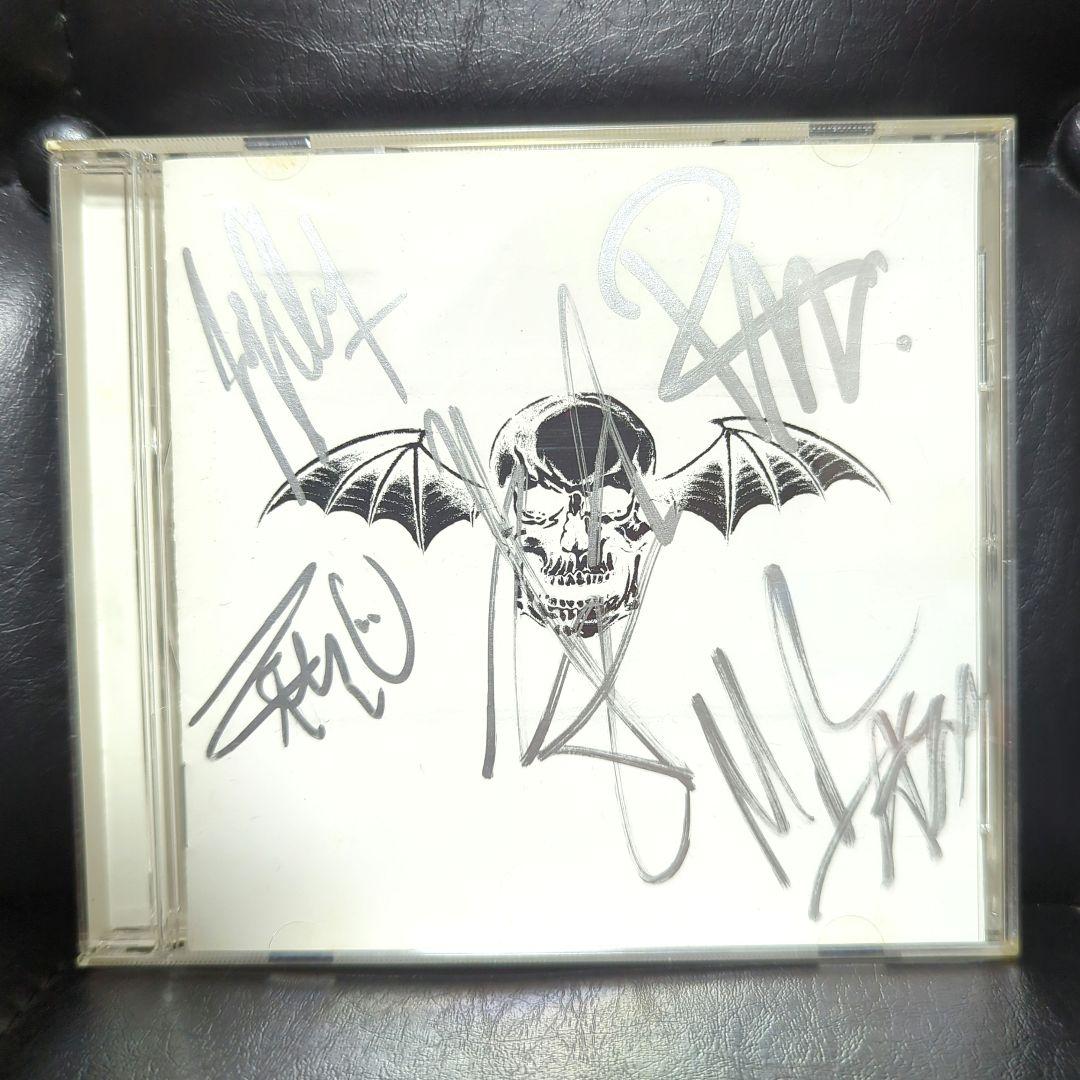 【希少】サイン付！AVENGED SEVENFOLD☆セルフタイトル アルバム