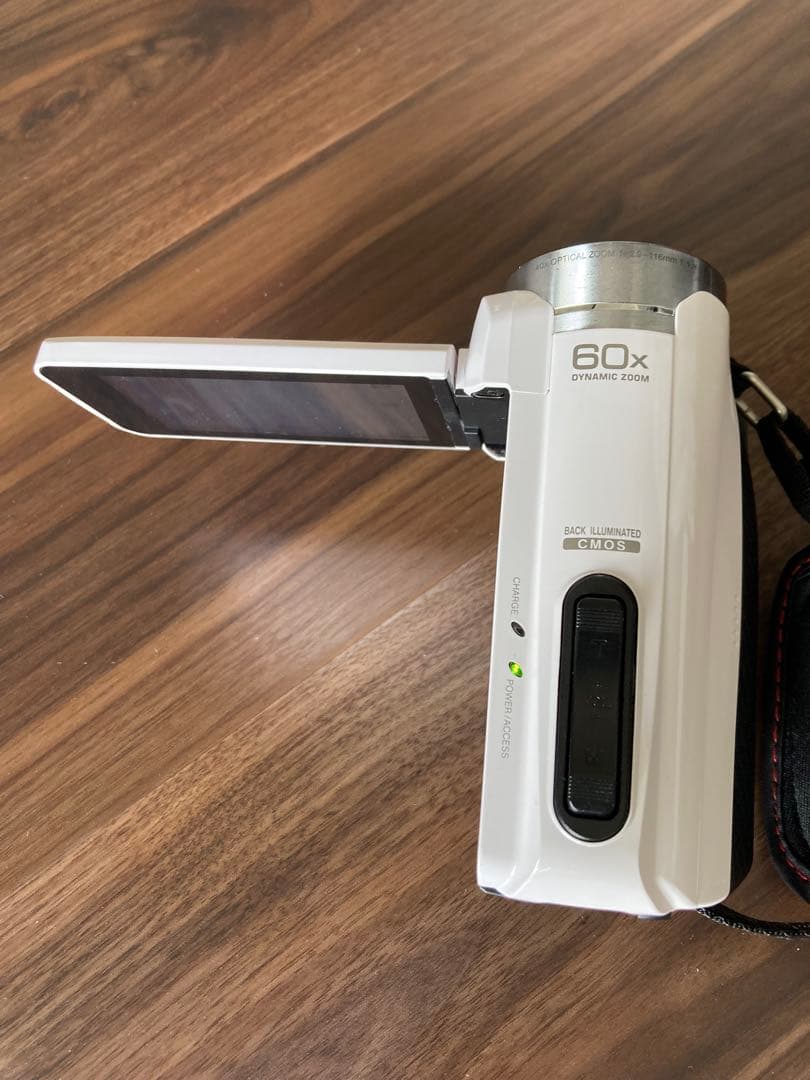 JVC フルHD ビデオカメラ 60倍ズーム 防水　専用ケース付き