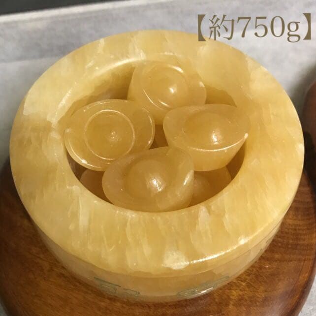 ★特選一品★金運スペシャル☆聚寶盆♢【天然アラゴナイト☆招財セット】❤️