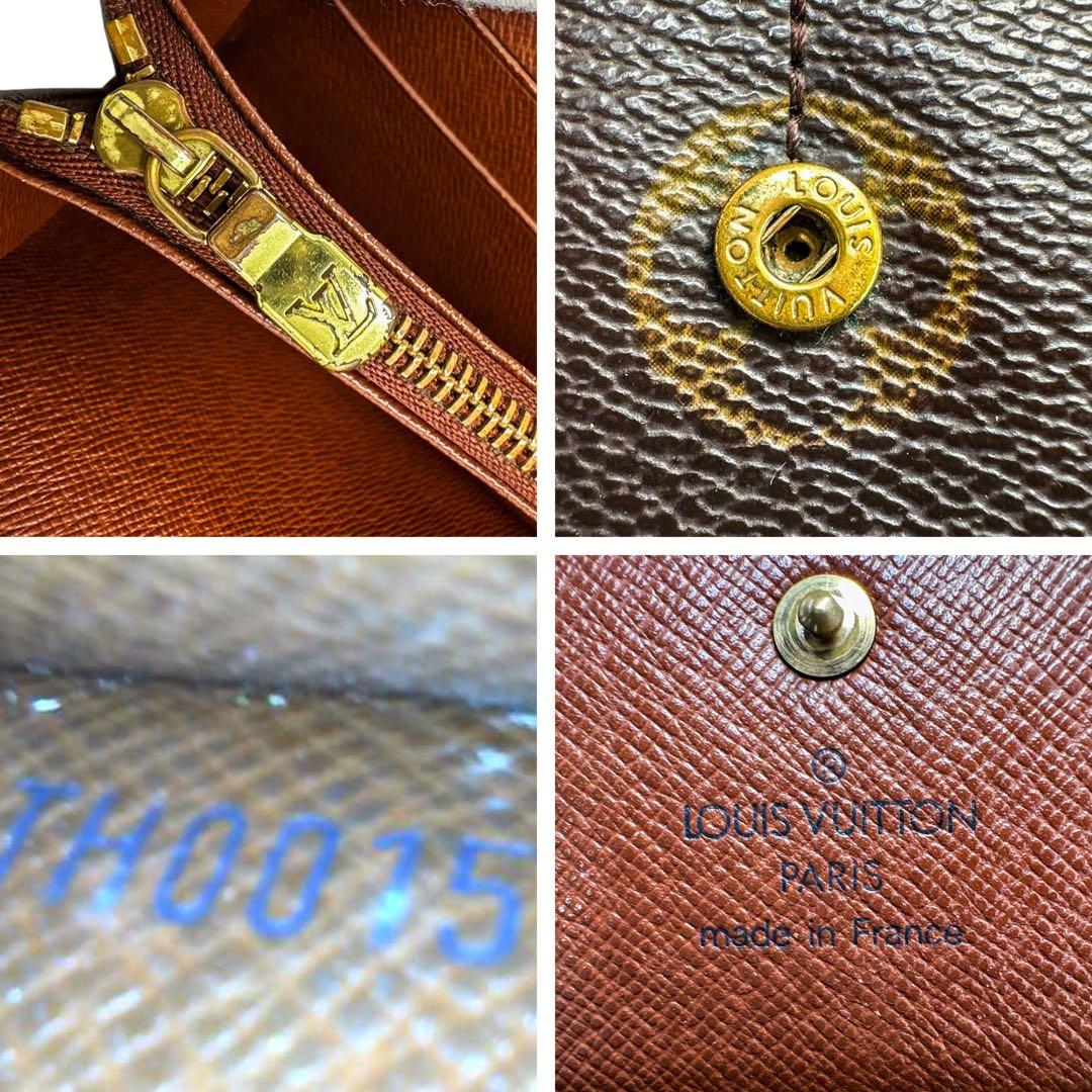 【美品】ルイヴィトン ポルトフォイユサラ 長財布 モノグラム TH0015