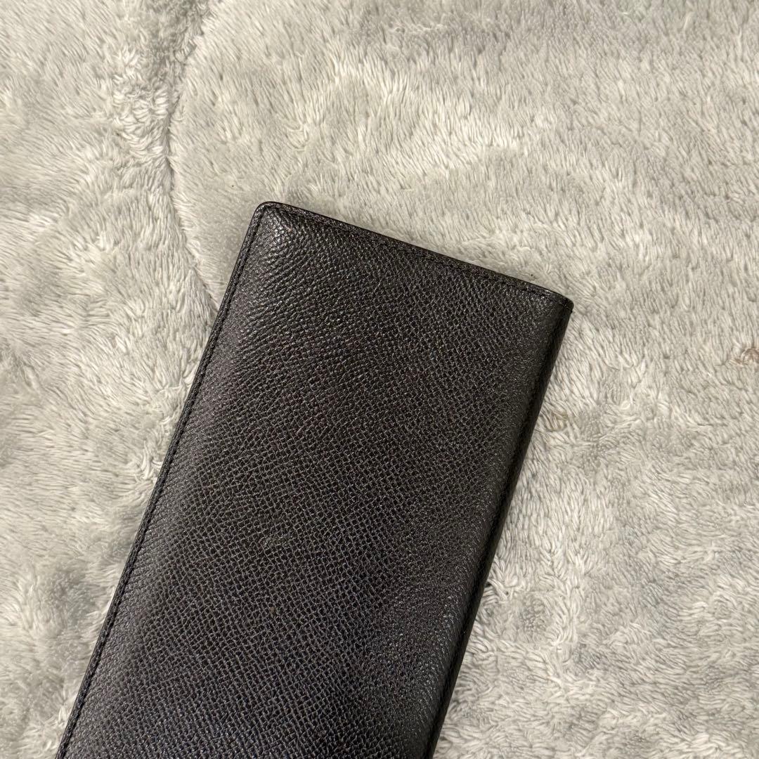 ⭐️極美品⭐️　カミーユフォルネ　長財布　旧ロゴ　二つ折り財布　レザー　黒