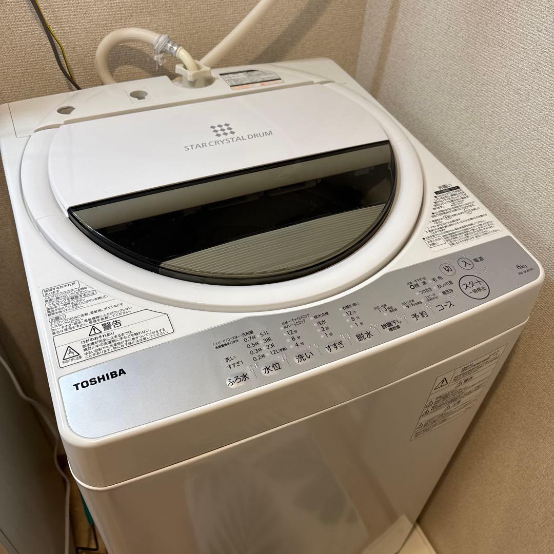 TOSHIBA 洗濯機本体 縦型 AW-6G6