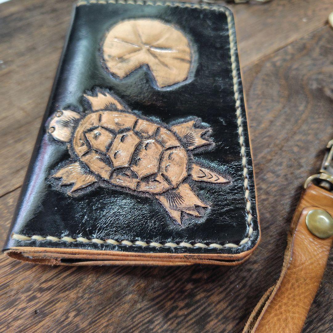 Junさん専用 黒 亀のカービング