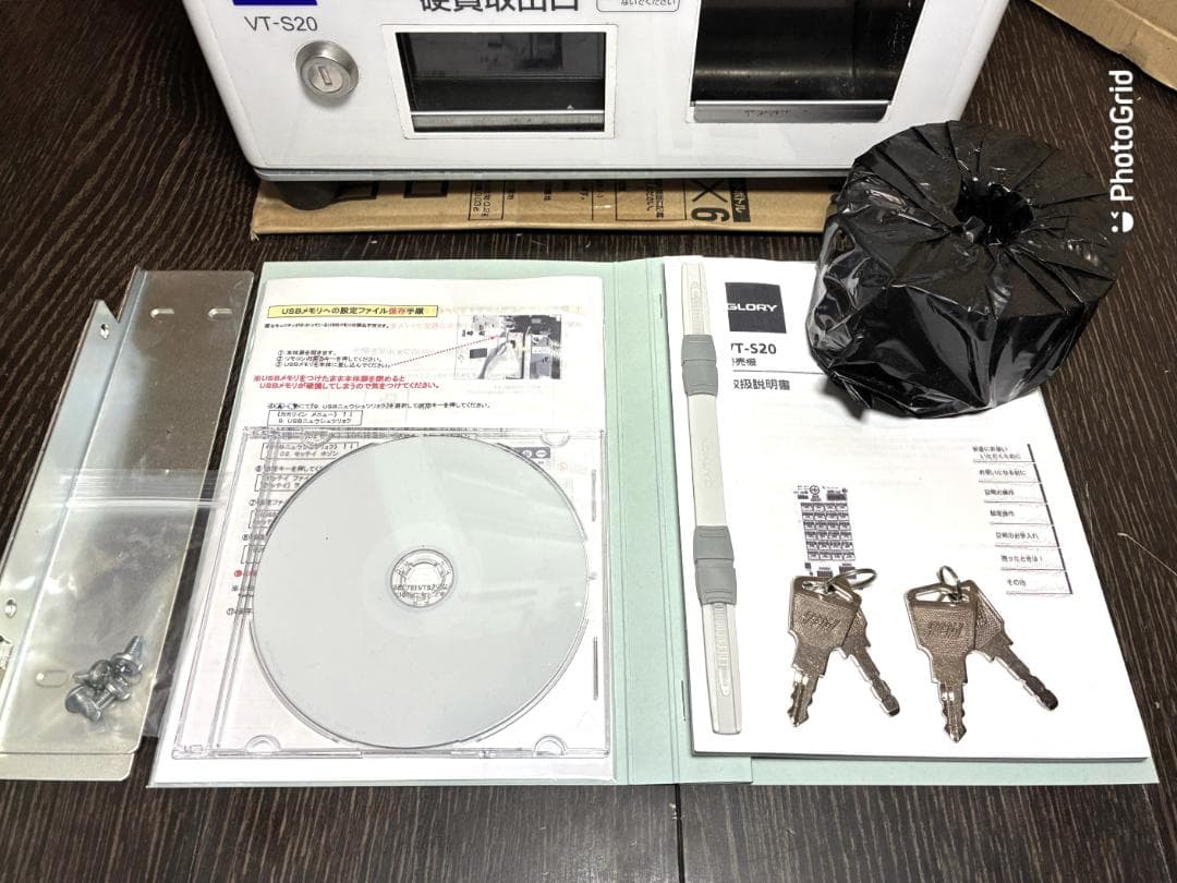券面設定料込■グローリー　小型券売機　VT-S20■新500円・新紙幣対応済