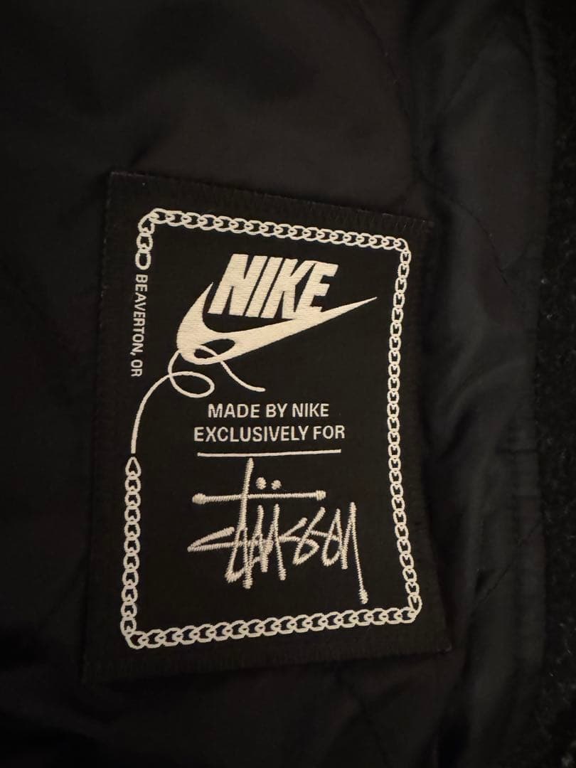 Nike Stussyストライプフード付きジャケット