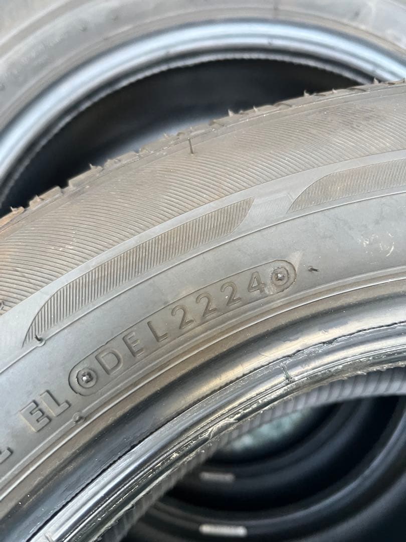 ①バリ溝　送料無料！185/60R16 ブリヂストン　エコピア