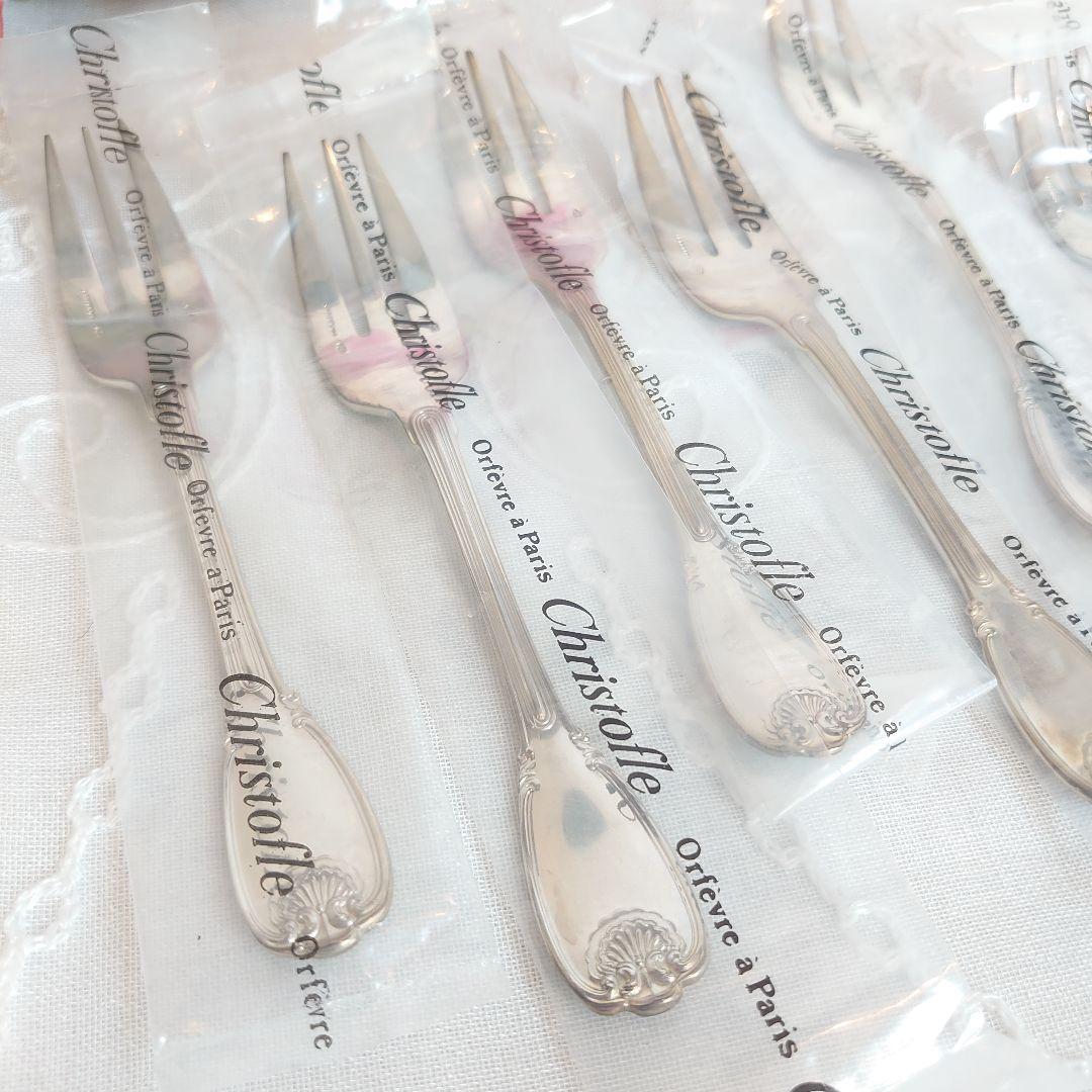 クリストフル　スターリングシルバー　純銀　フォーク　6本組
