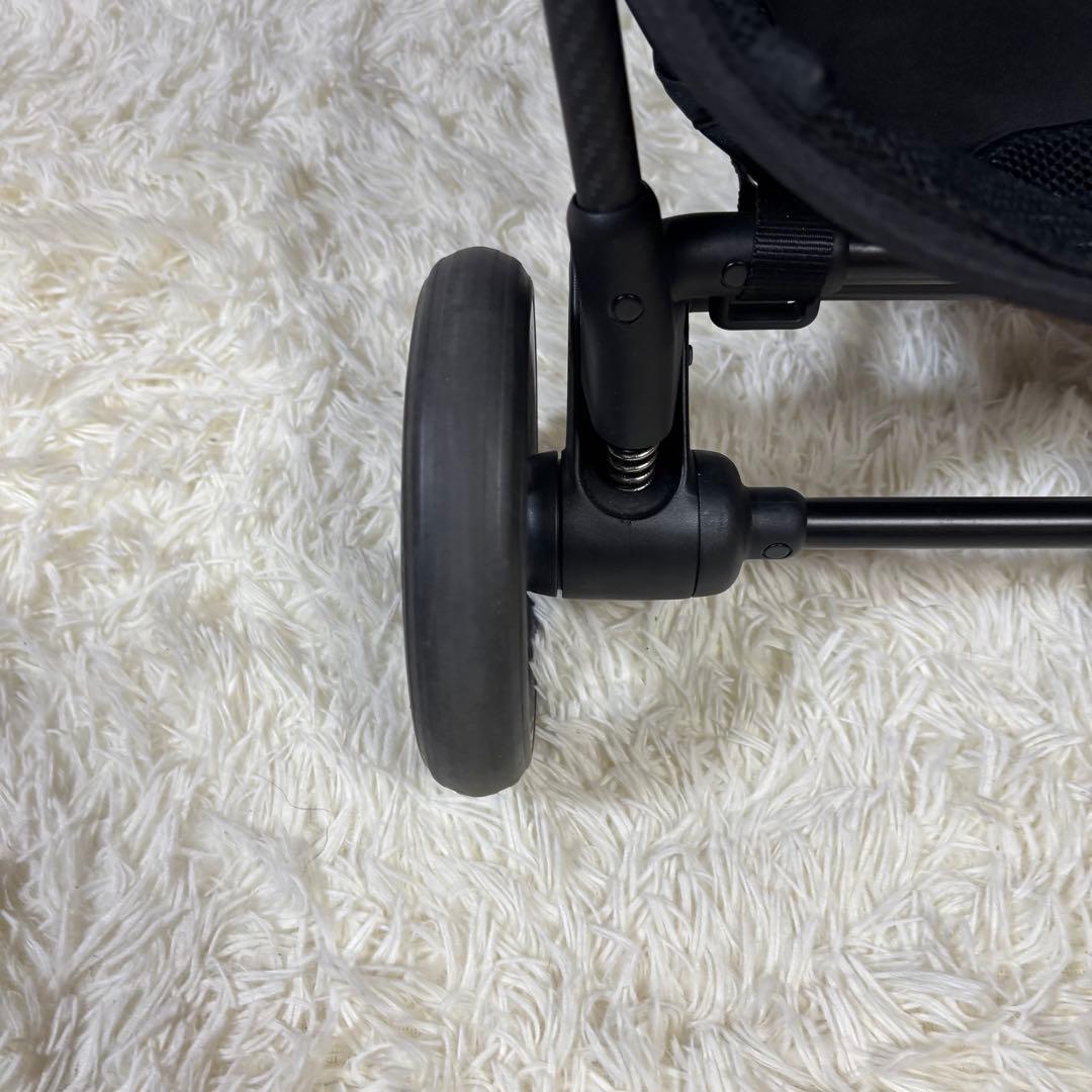 【新品マット付き】 極美品　サイベックス メリオカーボン　ベビーカー　ブラック