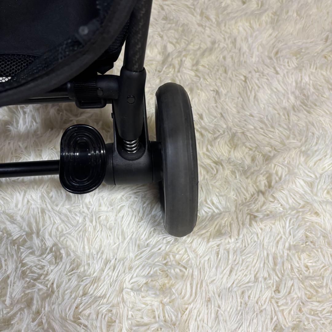 【新品マット付き】 極美品　サイベックス メリオカーボン　ベビーカー　ブラック