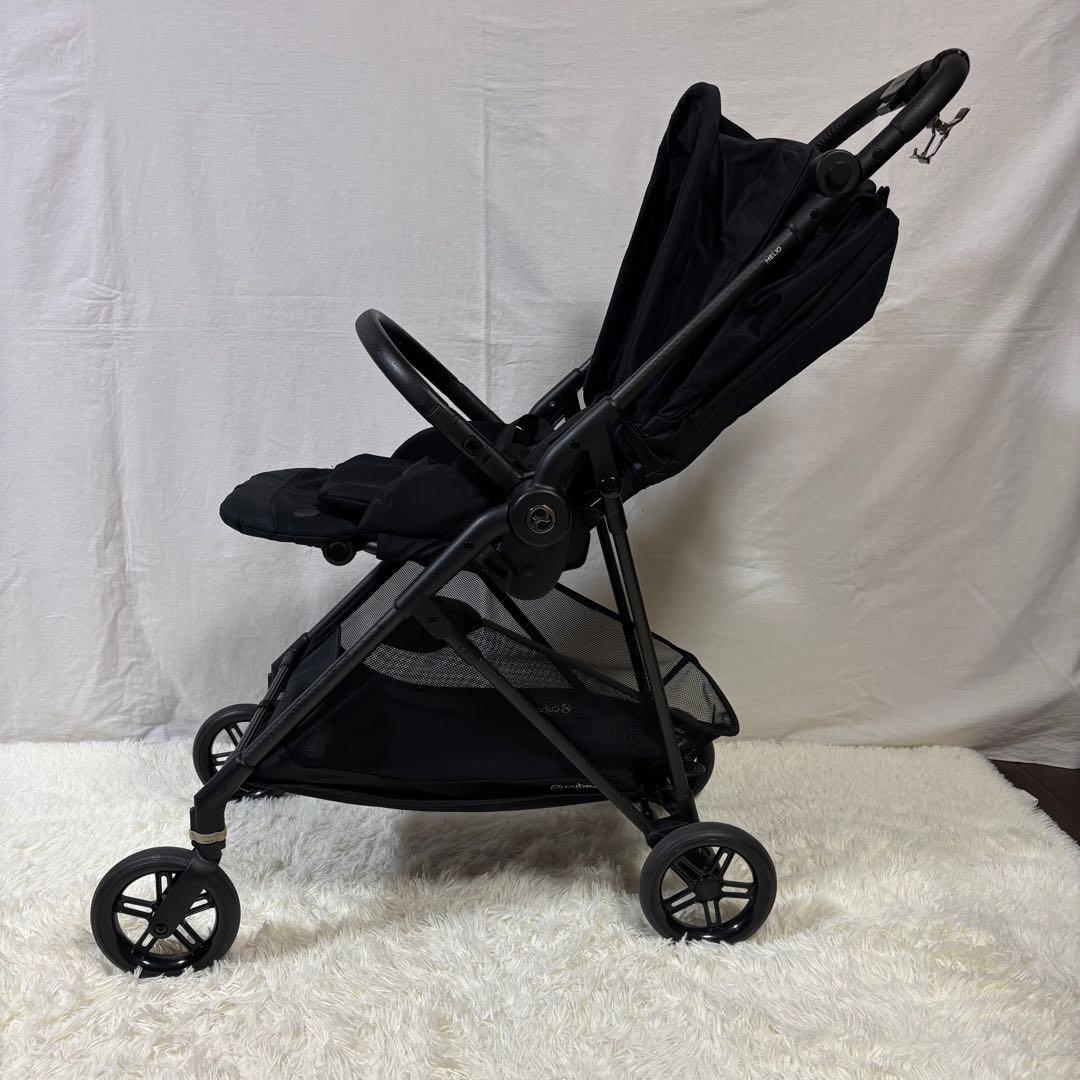 【新品マット付き】 極美品　サイベックス メリオカーボン　ベビーカー　ブラック
