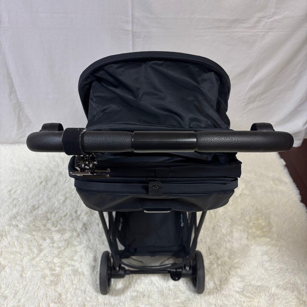【新品マット付き】 極美品　サイベックス メリオカーボン　ベビーカー　ブラック