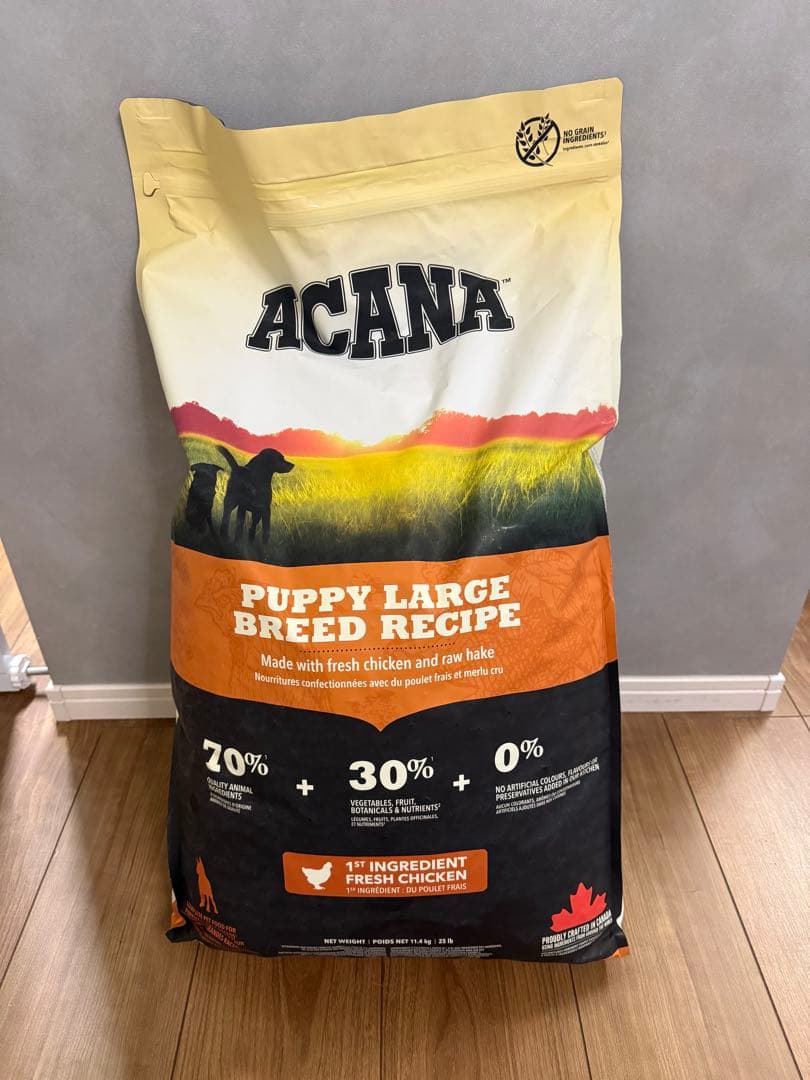 ACANA (アカナ) ドッグフード パピーラージブリード 11.4kg