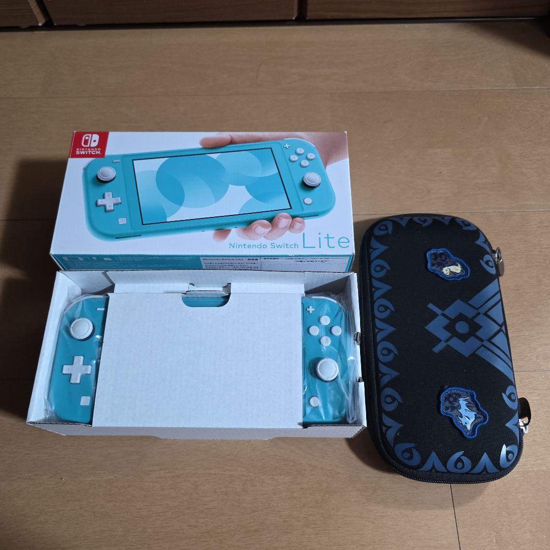 Nintendo Switch Lite ターコイズ 本体 + ケース動作確認済