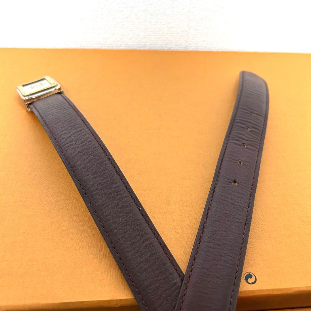 ・Cartier マスト レザー ベルト カルティエ ロゴバックル レザー正規品