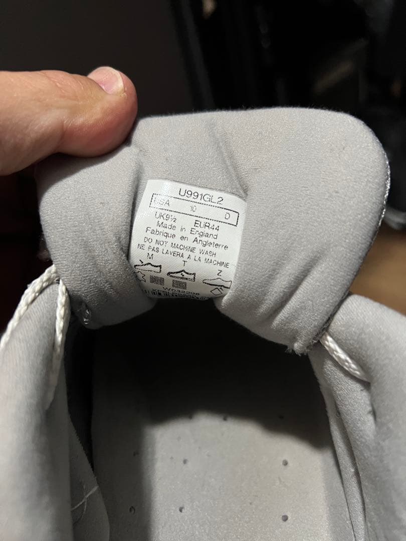 靴 new balance Made in UK 991v2 28cm 993