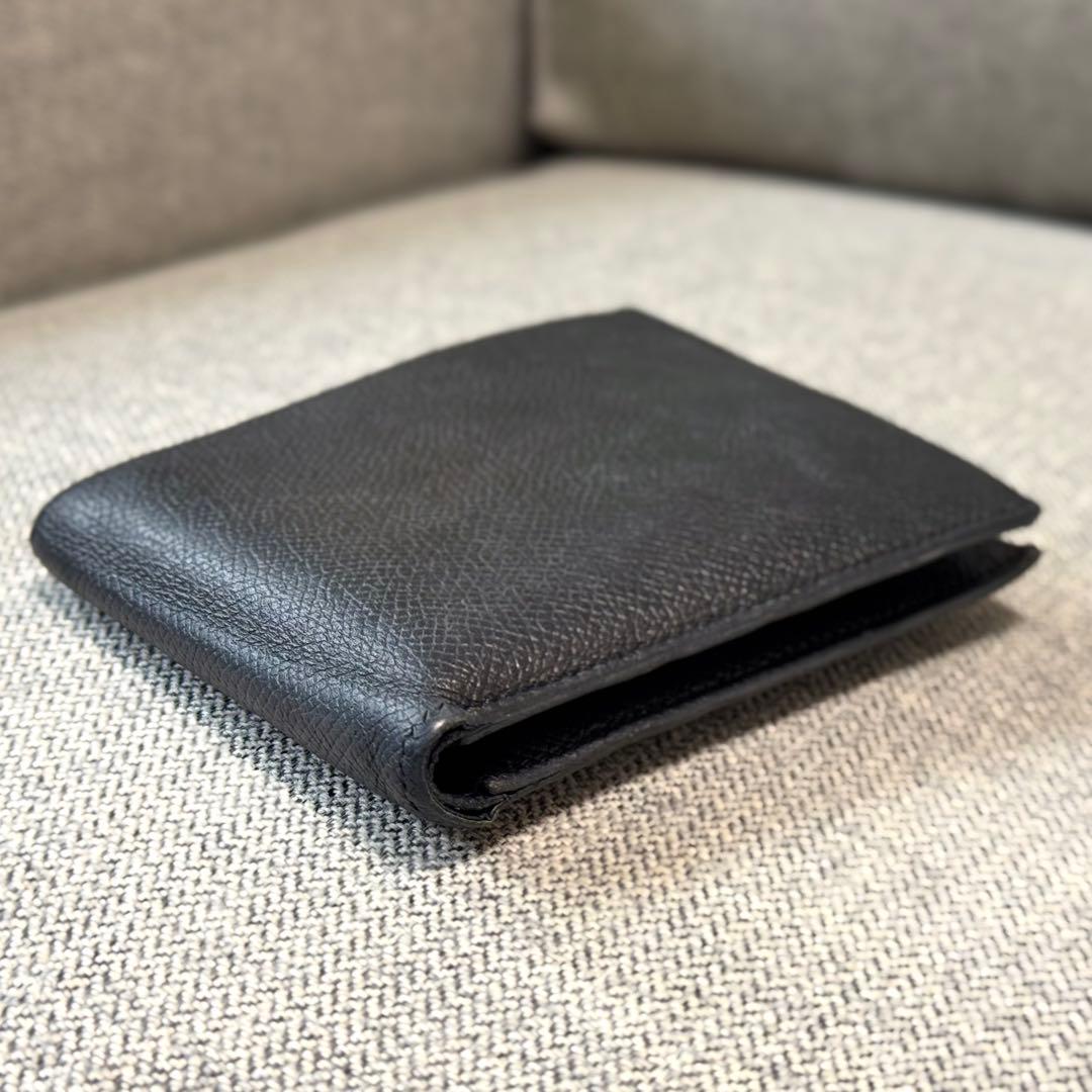 HERMES エルメス コペルニクス MC2 ⼆つ折り財布 ブラック