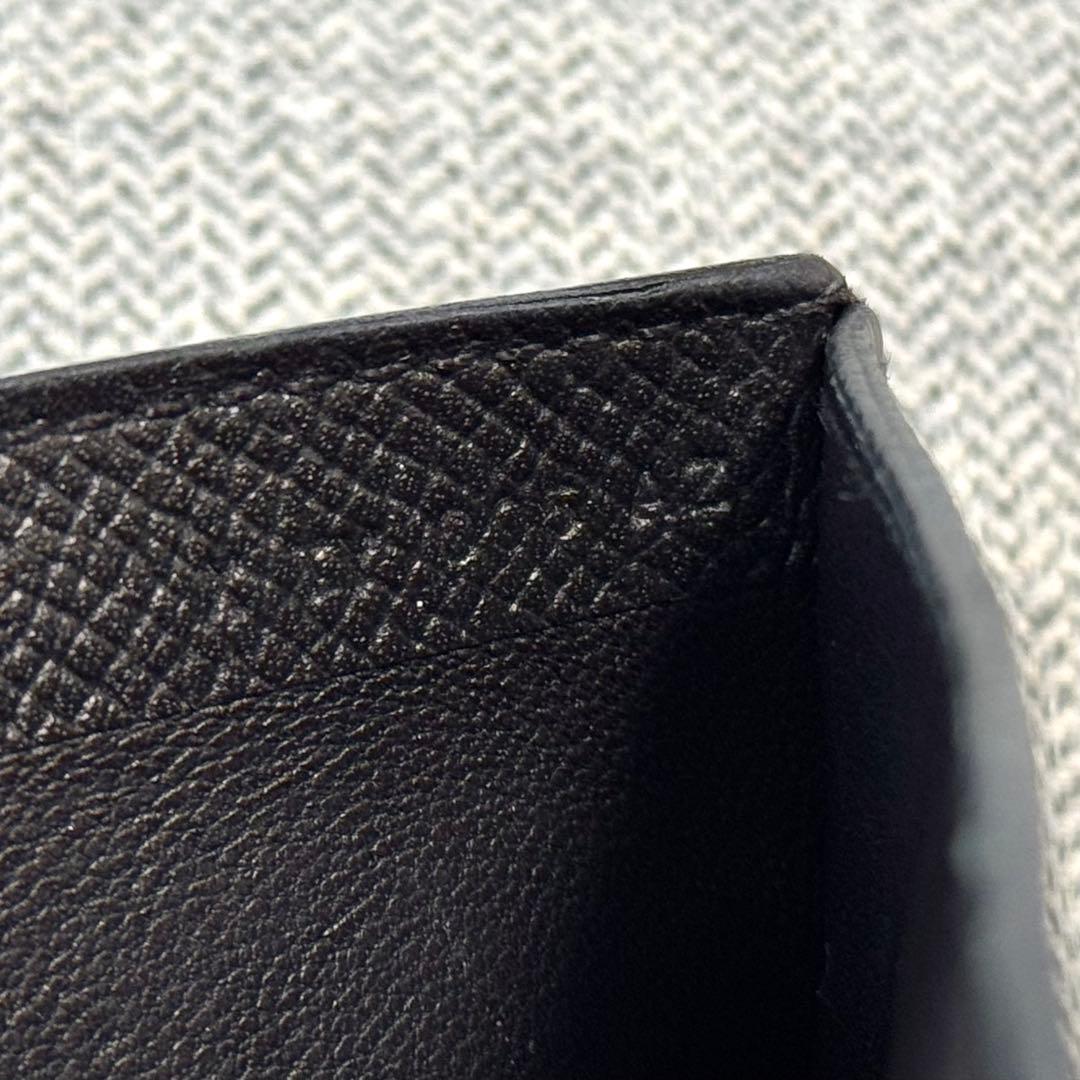 HERMES エルメス コペルニクス MC2 ⼆つ折り財布 ブラック