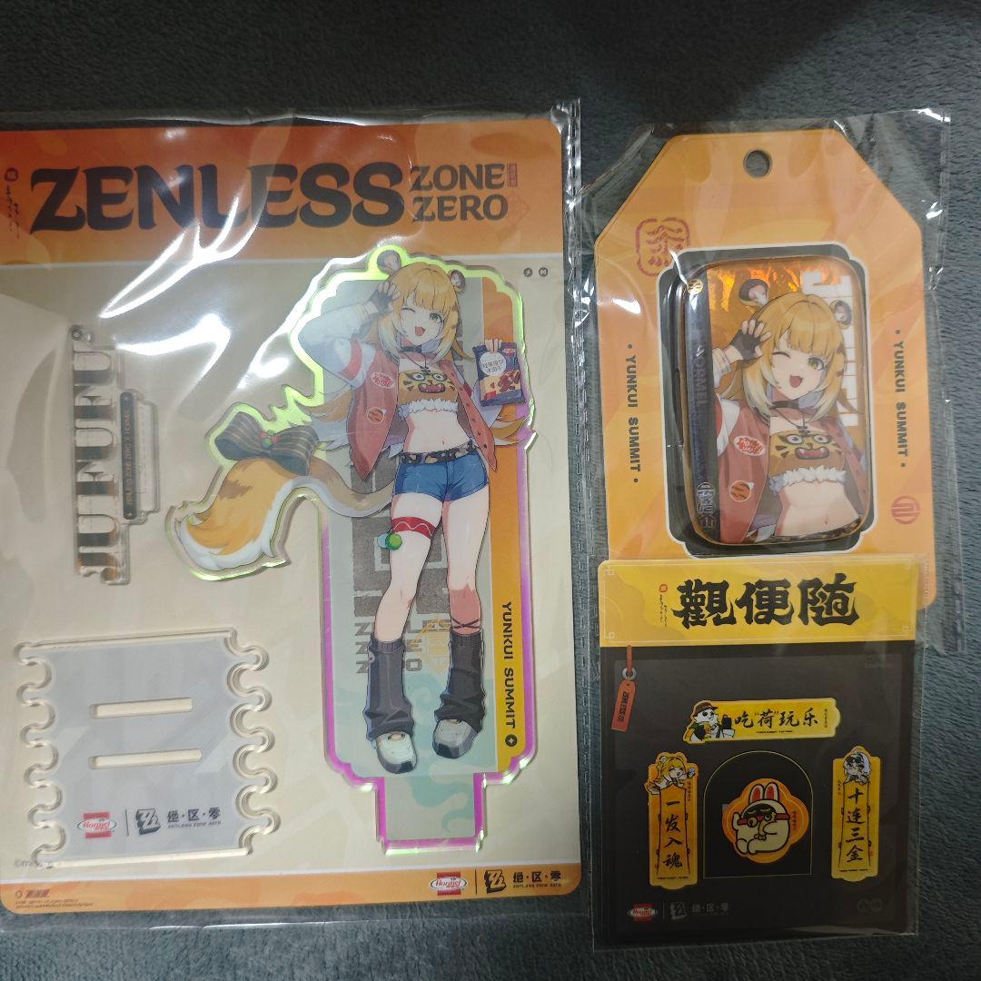ゼンゼロ アクリルスタンド 缶バッジ スティッカー Hormelコラボ 橘福福