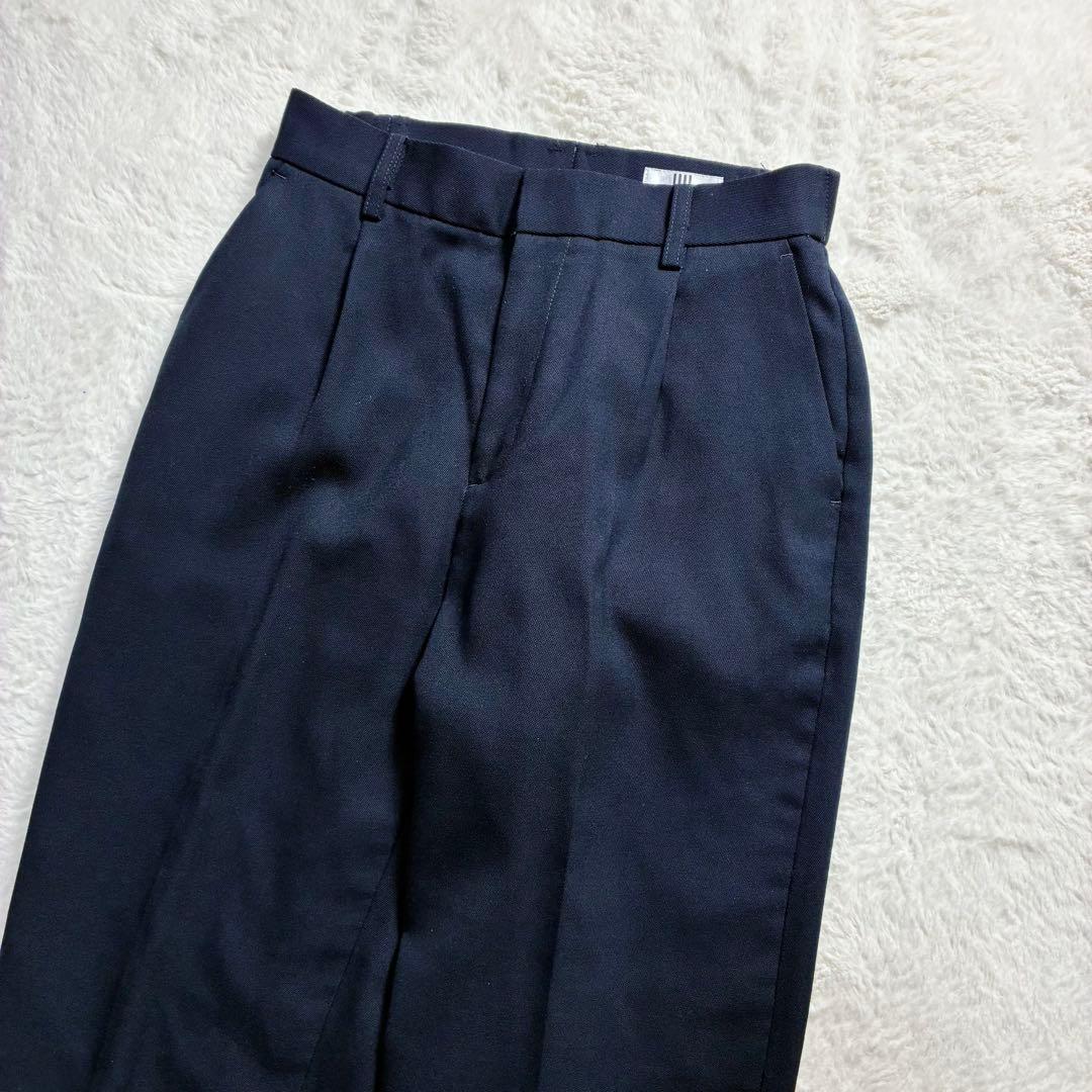 スーツセレクト パンツスーツ ウォッシャブル ダブルブレスト ネイビー S