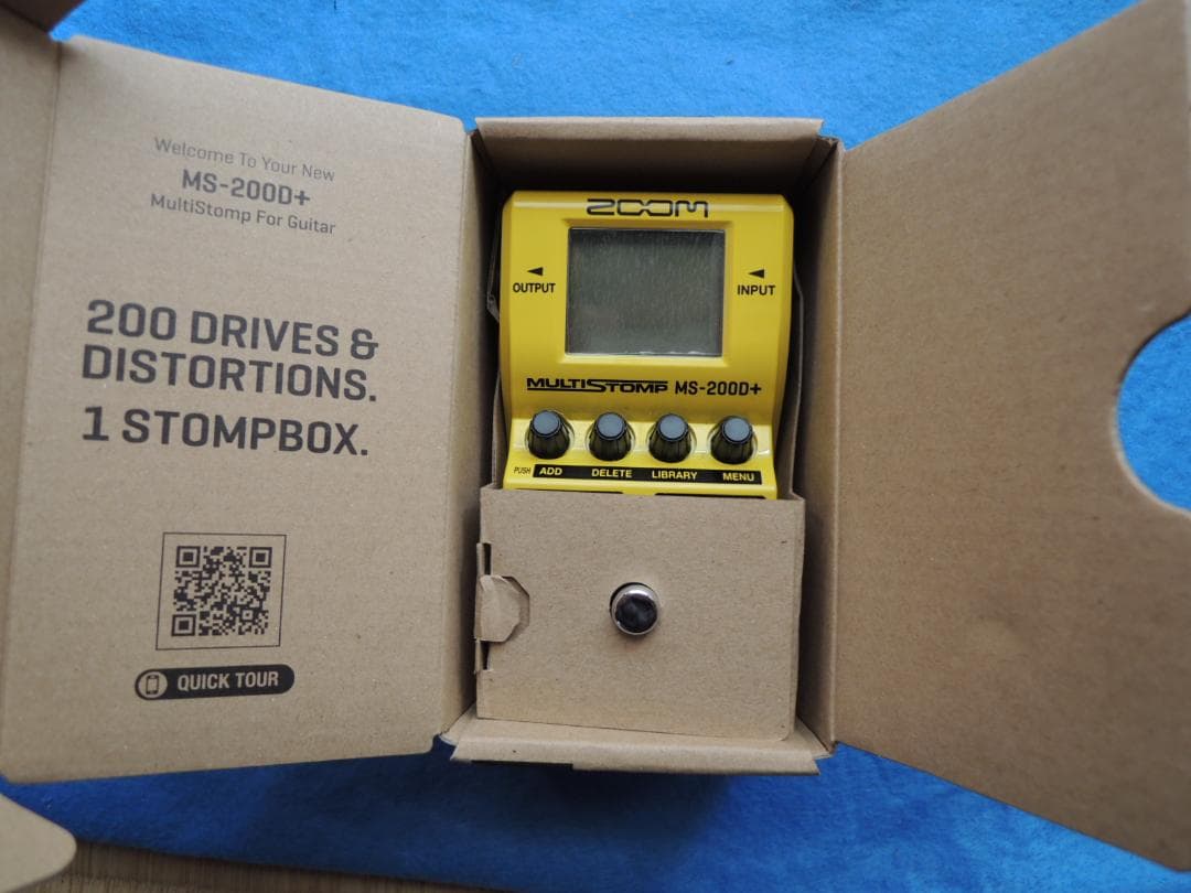 ★新品同様★ZOOM MULTISTOMP MS-200D+